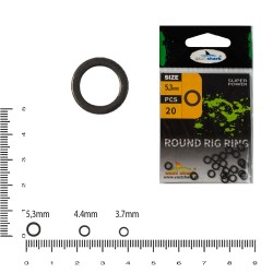 Кольцо круглое d 3.7 mm (уп/20шт)