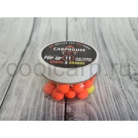 Бойлы плавающие Pop-Up 11мм. Carp-House Криль - Ананас с масленной кислотой 2 цвета в уп