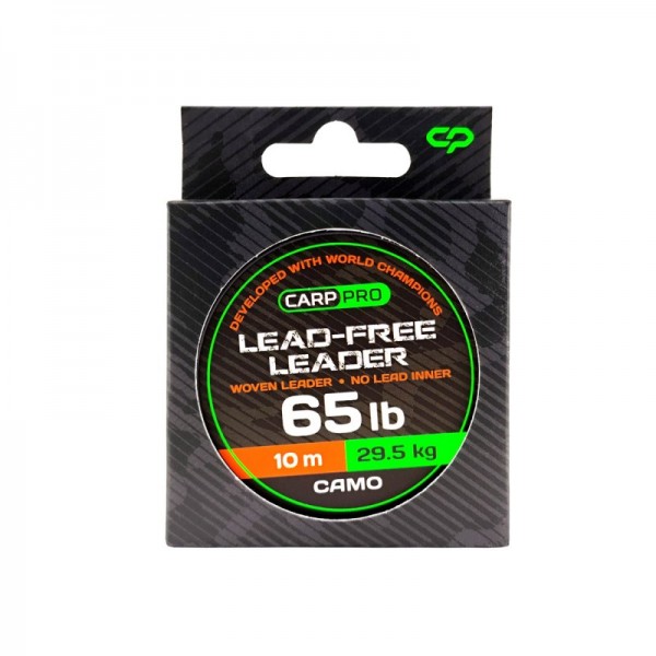 CARP PRO Лидкор Camo woven leadfree / Без свинца Зеленый 10м. 65lb
