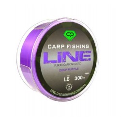 CARP PRO Леска Fluorocarbon Coated Deep Purple 300м 0,331мм 7,5кг 16,5Lb