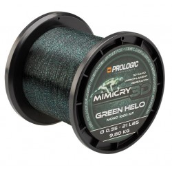Леска Prologic Mimicry Green Helo 1000m d-0.28mm 6,2kg 13lbs зеленая, тонущая