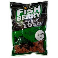 Пеллетс медленно растворимый FISHBERRY Палтус бордовый 16мм 1кг Пеллетс медленно растворимый FISHBERRY Палтус бордовый 16мм 1кг