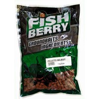 Пеллетс медленно растворимый FISHBERRY Палтус бордовый 8мм 1кг