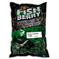 Пеллетс медленно растворимый FISHBERRY Pellets Betaine зеленый бетаин 12мм 1кг