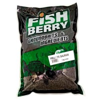 Пеллетс медленно растворимый FISHBERRY Лосось темный 4мм 1кг Пеллетс медленно растворимый FISHBERRY Лосось темный 4мм 1кг