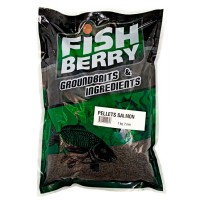 Пеллетс медленно растворимый FISHBERRY Лосось темный 2мм 1кг
