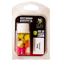 Кукуруза искусственная плавающая Pop-up Flavoured Corn LION BAITS Мед Honey