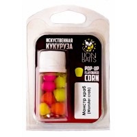 Кукуруза искусственная плавающая Pop-up Flavoured Corn LION BAITS Монстр краб Monster crab