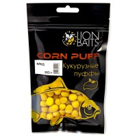 Кукурузные пуффы Corn puff LION BAITS Мед 20гр