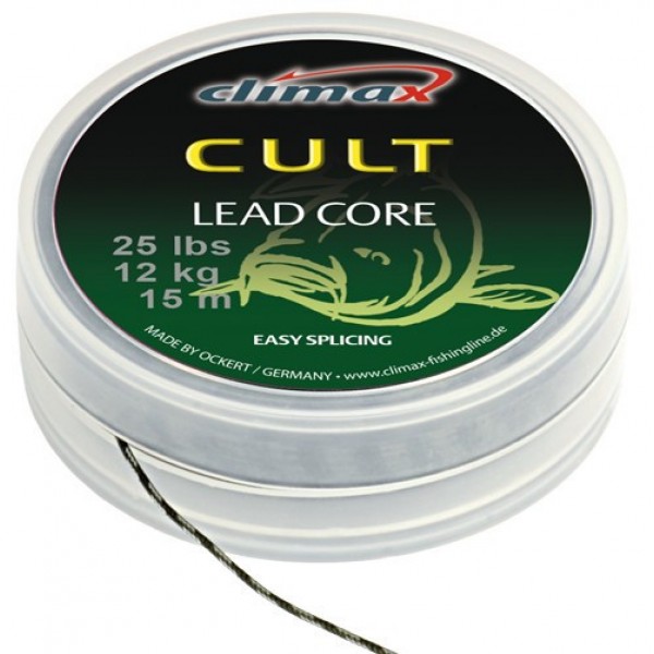 Ледкор Climax CULT Leadcore 10 m, 65 lbs, 30 kg, weed
