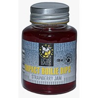 LION BAITS Impact Boilie Dips клубничный джем (Strawberry Jam) - 130 мл