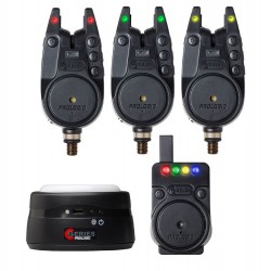 Комплект сигнализаторы+фонарь Prologic C-Series Alarm 3+1+1 All Blue
