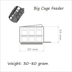 Big Cage Feeder 60гр, 70гр, 80гр.