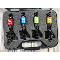 Баты Monster CARP с анодированным алюминиевым корпусом Разноцветные головы с жёлтым на чёрной цепи