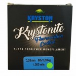 Kryston монофильная леска с флюрокарбоновым покрытием кислотного цвета Krystonite 1000м 0.25мм 8Lb