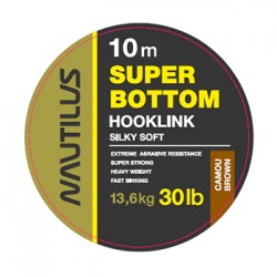 Поводковый материал Nautilus Super Bottom 30lb 10м Camou Brown