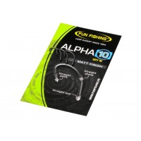  Fun Fishing карповые крючки Alpha №4, №6, №8, №10