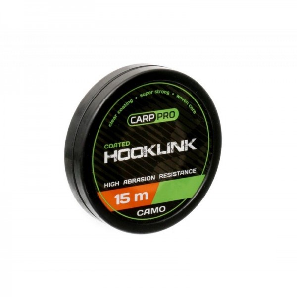 Поводковый материал Carp Pro Soft Coated Hooklink Camo 15м 25lb