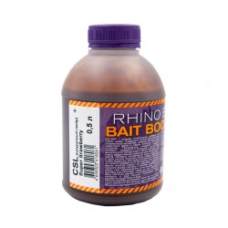 Ликвид Rhino Baits Baits Booster Liquid Food CSL + Super Strawberry (кукурузный ликер + супер клубника), банка 0,5 литра
