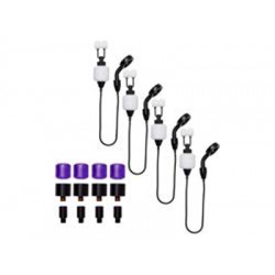 Набор сигнализаторов механических Prologic K1 Limited Edition Mini Hanger 4 Rod White Purple