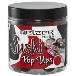 Плавающие бойлы Pelzer Sushi Pop Ups 15mm Креветка / Белачан