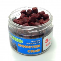 Пеллетс насадочный 8мм Red Halibut Monster Crab (Монстер Краб) 100мл