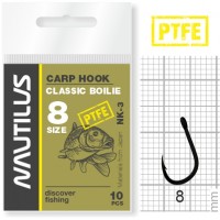 Крючок Nautilus Carp Classic Boilie NK-3PTFE № 8