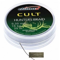 Поводковый материал Climax CULT Hunters Braid 20м 25lb/0,25мм (Weed)
