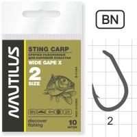 Крючок Nautilus Sting Wide Gape X S-1144BN №2