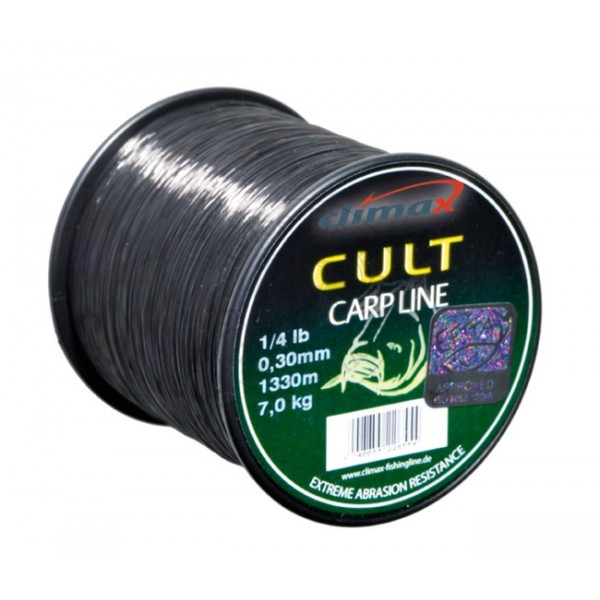 Леска Climax CULT Carp Line 1500м 0.28мм 6.1кг, 1/4lb (чёрный)