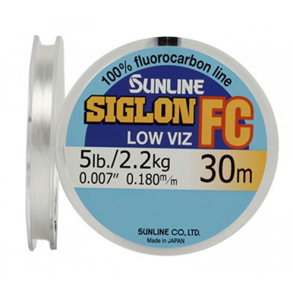 Леска Sunline флюорокарбон SIG-FC 30м d-0.245мм 4,1кг поводковый