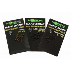 Бусина резиновая Korda Safe Zone Rubber Bead 4 mm green K4RBG