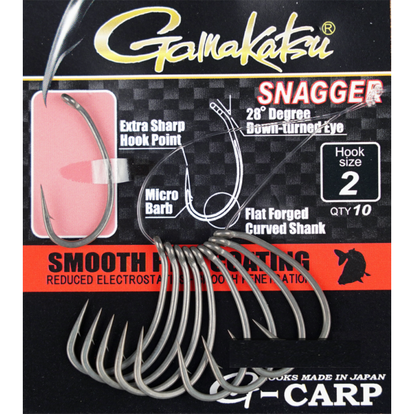 Крючки GAMAKATSU G-CARP SNAGGER размер 10