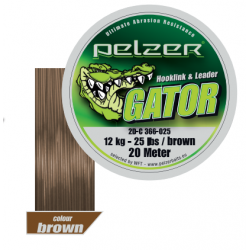 Pelzer Gator, 25lbs, 20m braun
