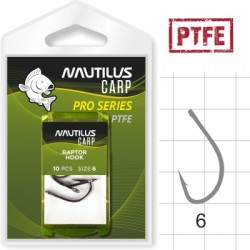Крючок Nautilus Pro Series Raptor Hook PTFE #6