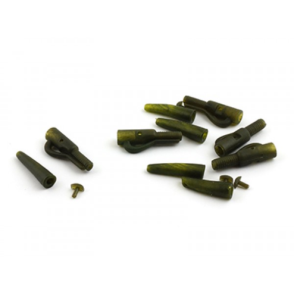 Клипса безопасная Nautilus Lead Clip With Lock-Tail Rubber Olive