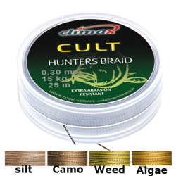 Поводковый материал Climax CULT Hunter's Braid silt 0.30 mm 30 lbs 15 kg 20 m