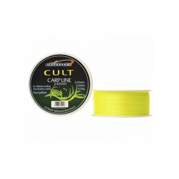 CLIMAX CULT Carp Line Z-Sport fluo-yellow 0.25 mm 5.8 kg (1200 m)