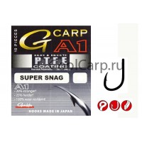 Крючок Gamakatsu A-1 G-Carp Super Snag, PTFE, №8