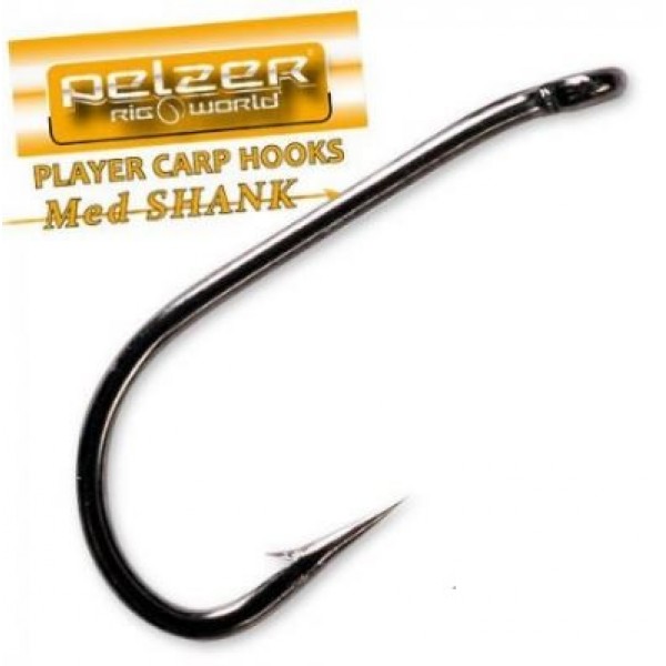 Крючок Pelzer Player Hook Med Shank №4 10+2pcs.