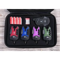 Оригинальные сигнализаторы Monster Carp 2 4+1 с цветными панельками гар.1год 