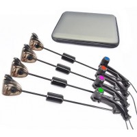 Свингеры чёрные на жёсткой сцепке, разноцветные светодиоды