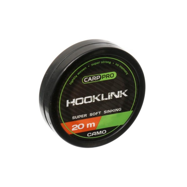 Поводковый материал Carp Pro Sinking Hooklink Camo 20м 10lb